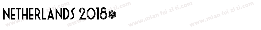 Netherlands 2018字体转换